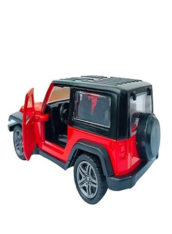 BIGfun TOYS S.S.C. Thar 3 Door car Toy for Kids|Pull Back and go|Mahindra|Metal|Miniature Model of Real car|Random Color|Best Item 44 - Image 4